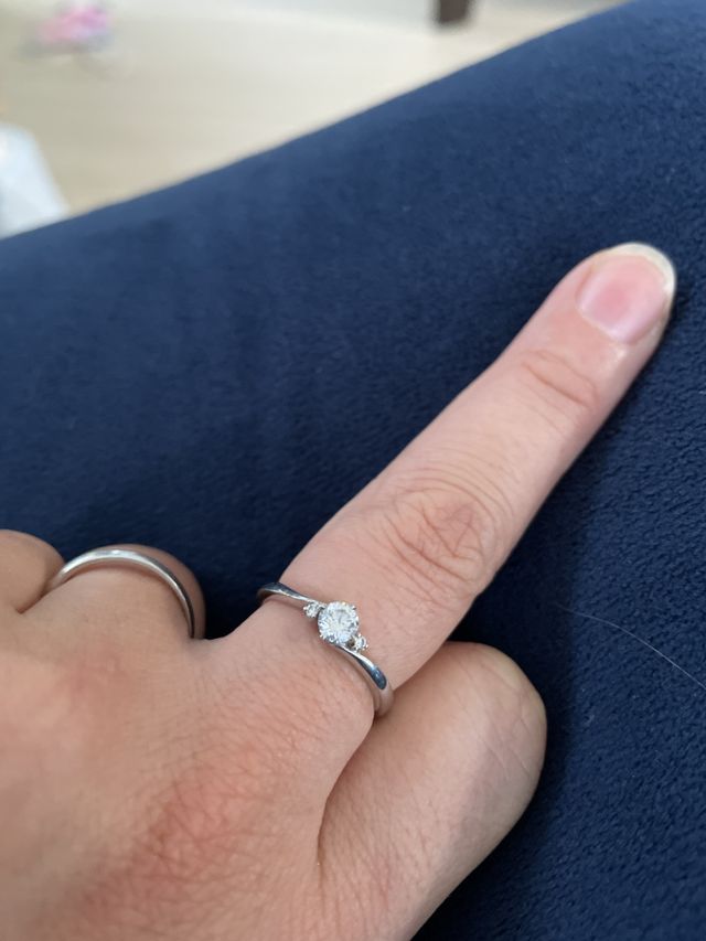 つけ心地は通常のサイズより少しゆるいかな？