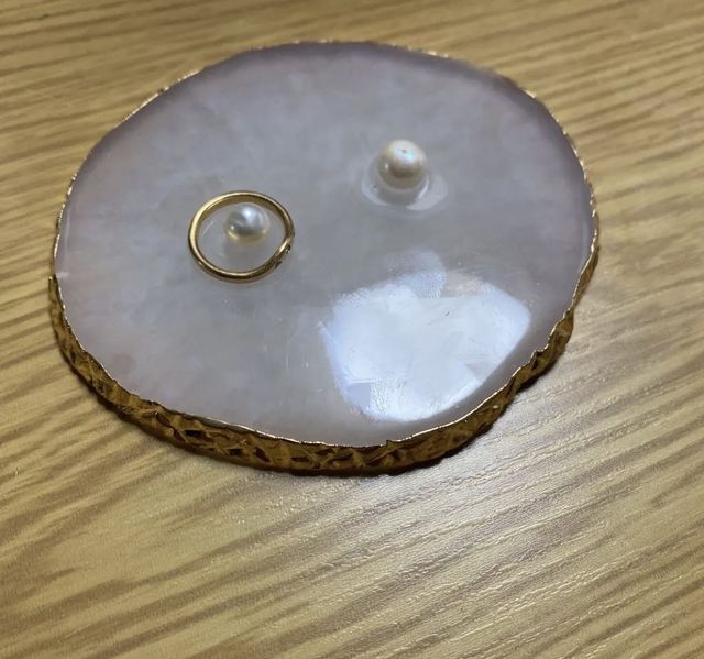 結婚式の際に使用したリングピロー