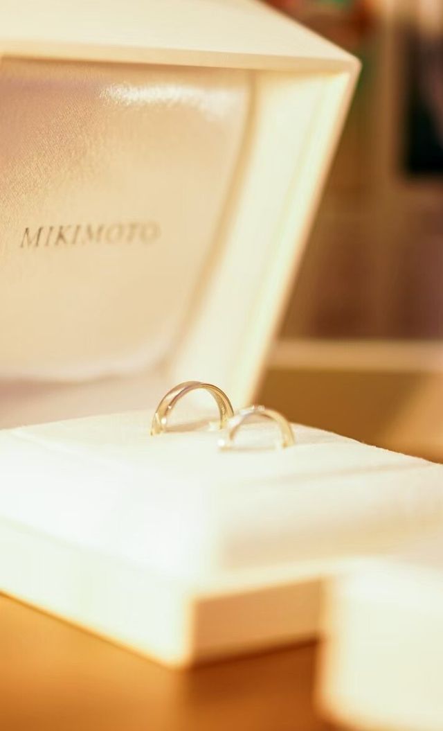 リングピローと指輪