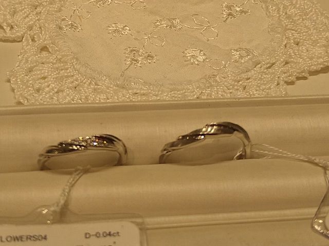 すずらんをモチーフにした指輪です。