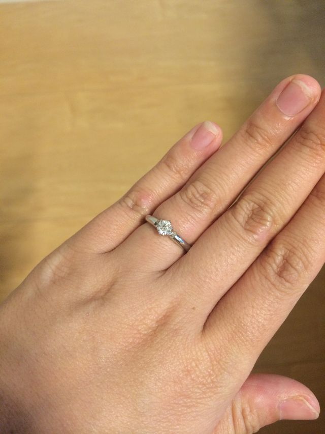 4℃の婚約指輪?