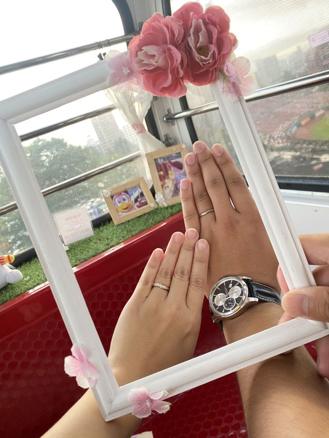 初めて着用したシーンです