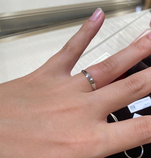 店員さんにオススメされた指輪