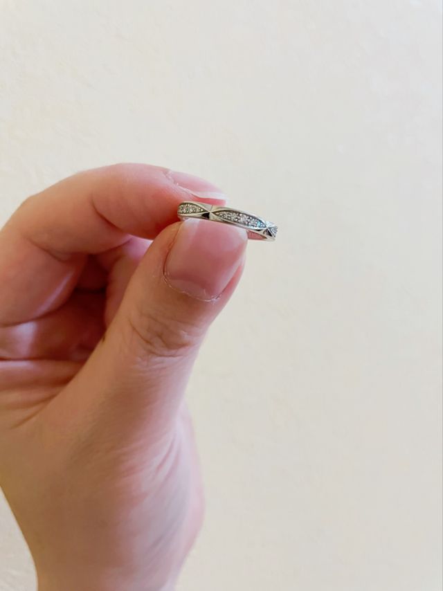 ダイヤを5面全てに入れてもらいました。