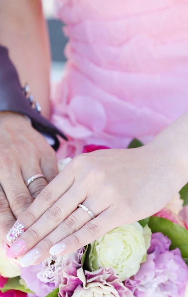 旦那と一緒に撮ったものです。