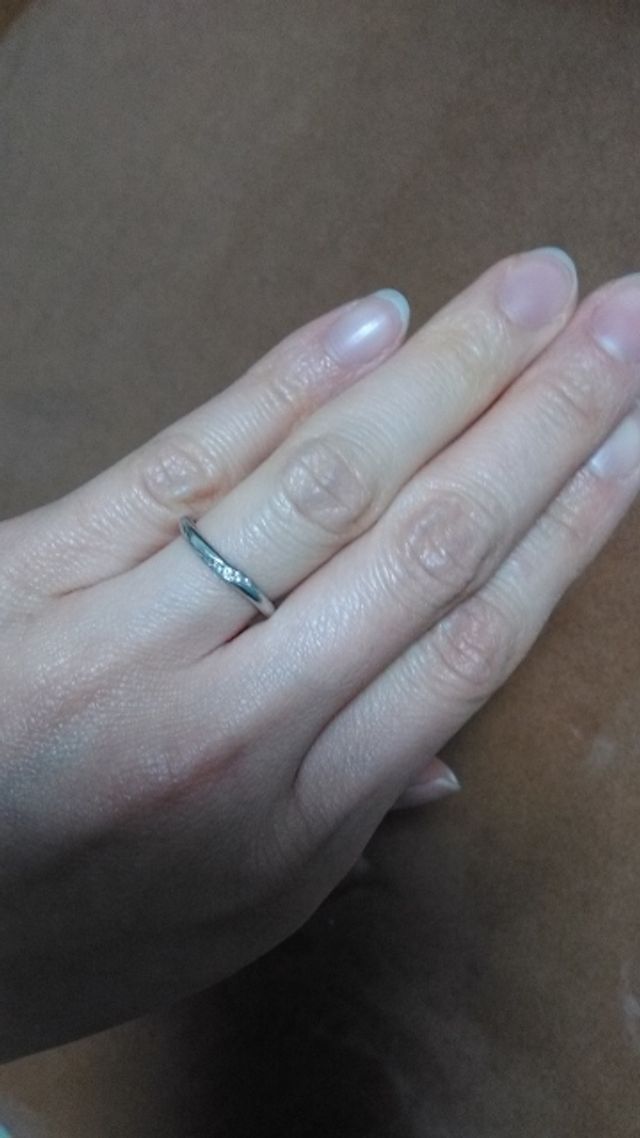 ことのはの結婚指輪です