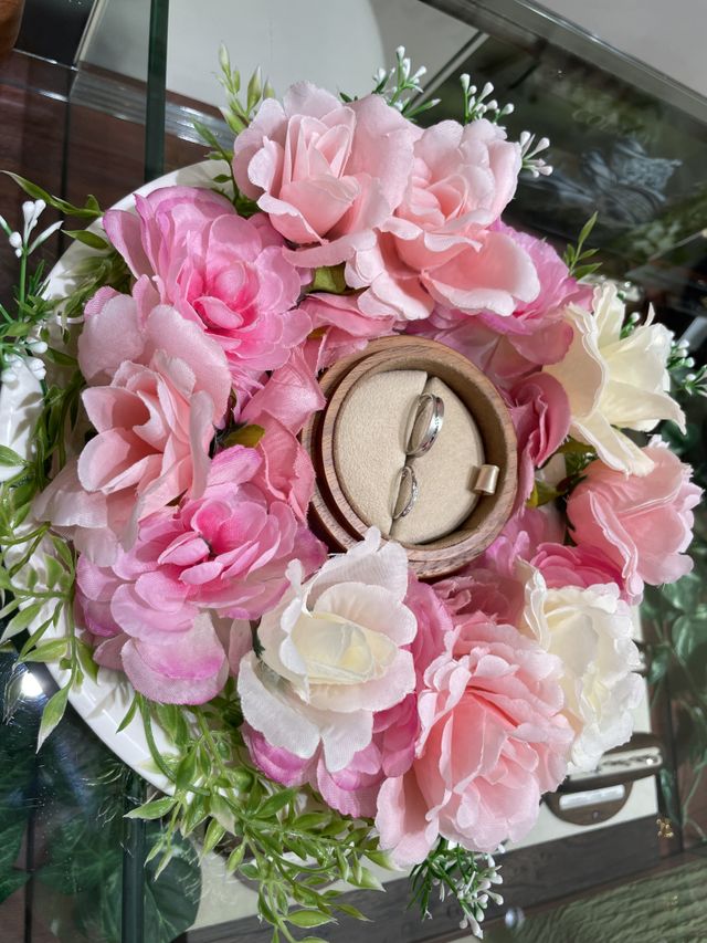 カッコイイリングと可愛いリングに仕上がりました。