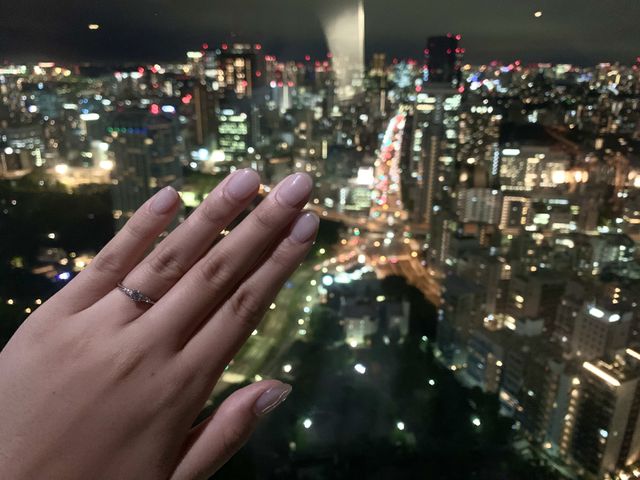 着用した画像です。