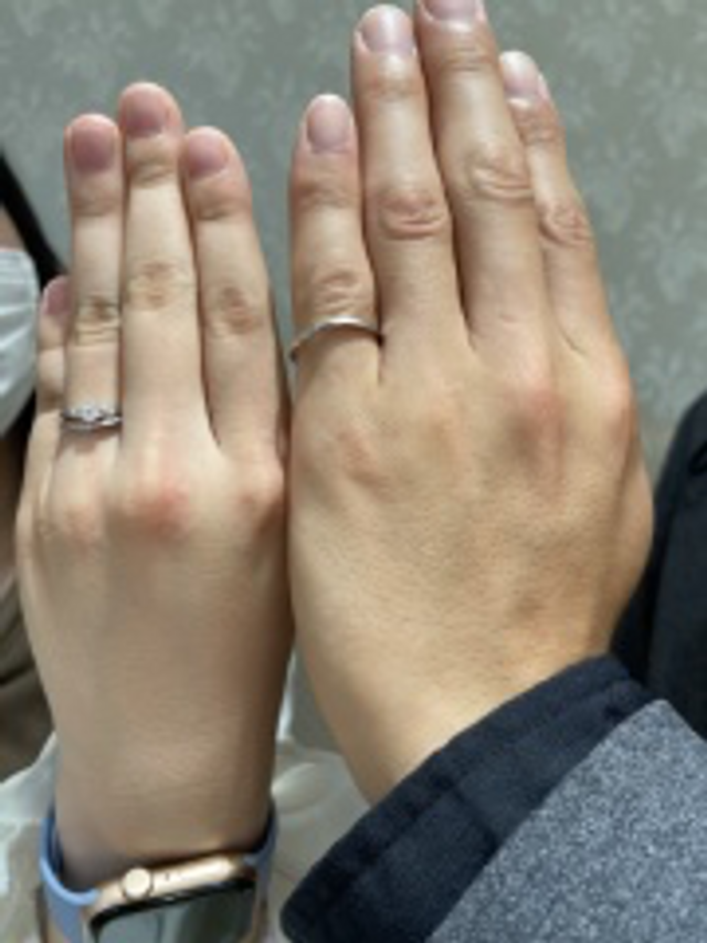 これから結婚を考えているので、指輪を購入しました。