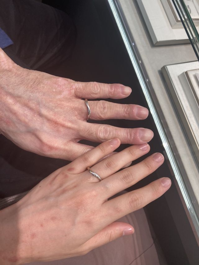 試着時の指輪です！