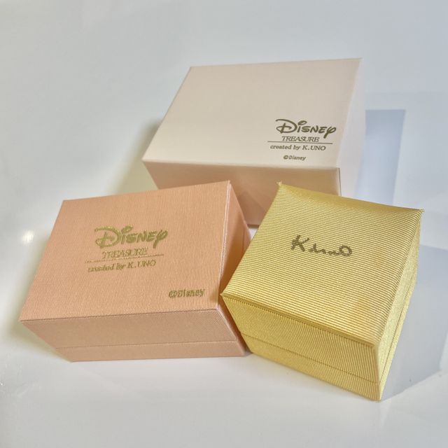 ディズニーキャラの刻印を入れたのでボックスにディズニーの文字