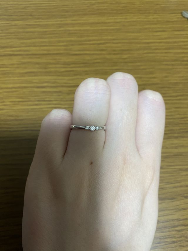 結婚指輪です。