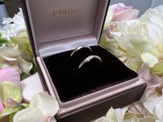 指輪の写真を撮るためのブースを設けてくれた！