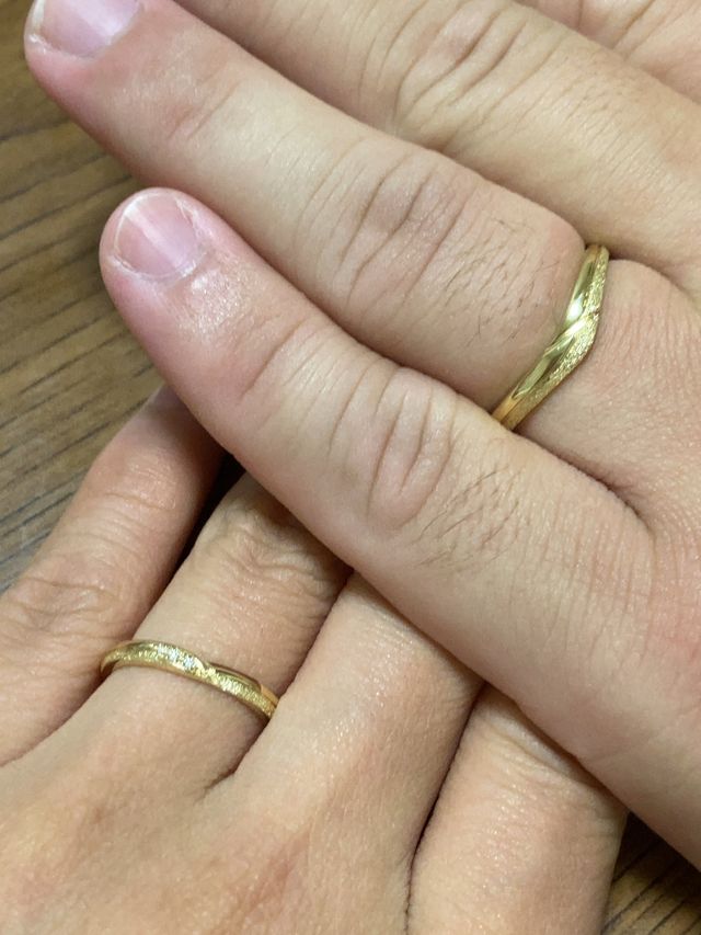待ちわびた指輪がきましたー！！