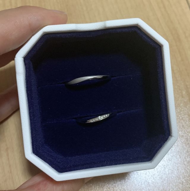 素敵な指輪ケースも付けてくれました。