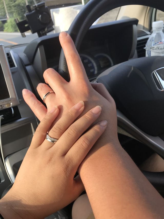 はじめてつけてデートしました！