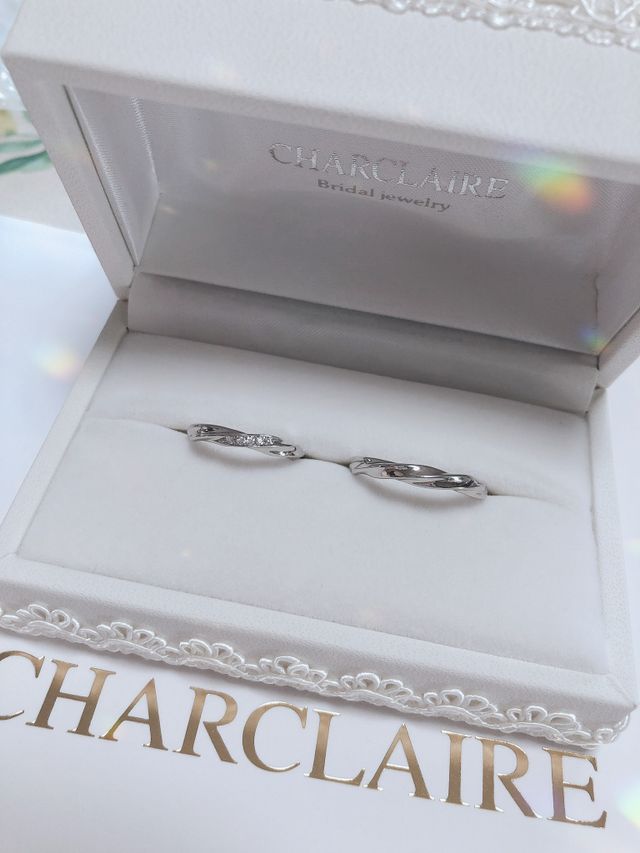 リングボックスが可愛くて、結婚式にもそのまま使用しました。