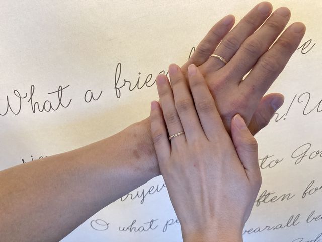 最高の結婚指輪を購入させて頂きました！