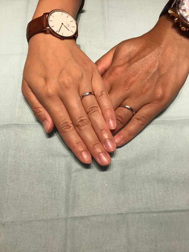 始めて指輪着用