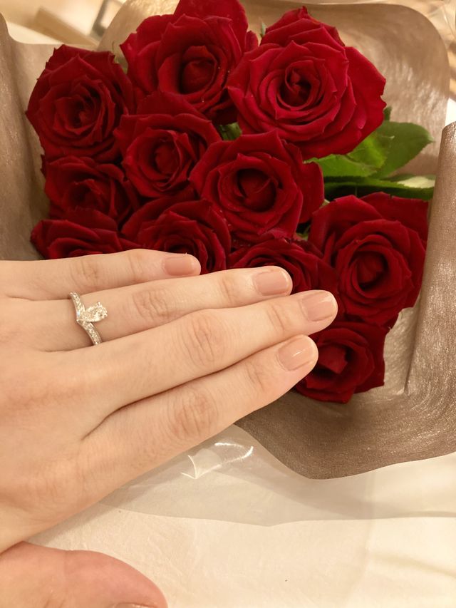 指が太めの私もスッキリ見えます