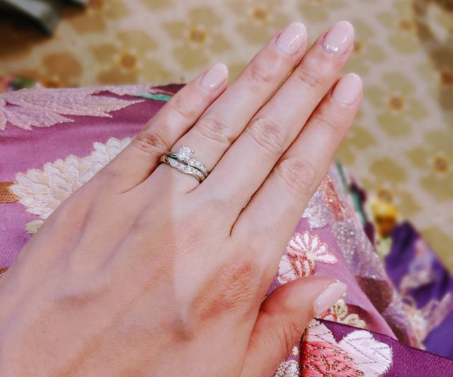 婚約指輪と結婚指輪の重ねづけ