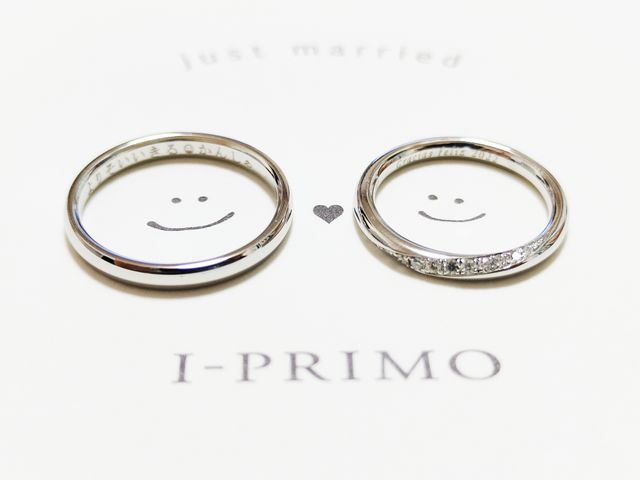 それぞれが気に入ったデザインの指輪を選びました。