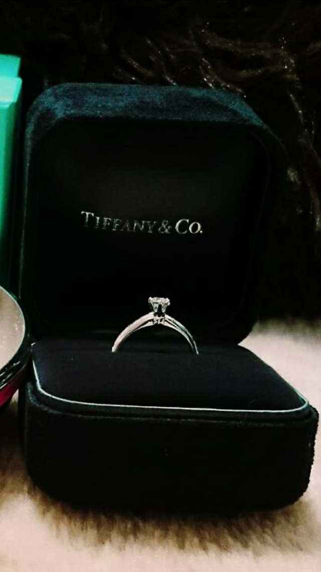 こちらが購入したティファニーセッティングです