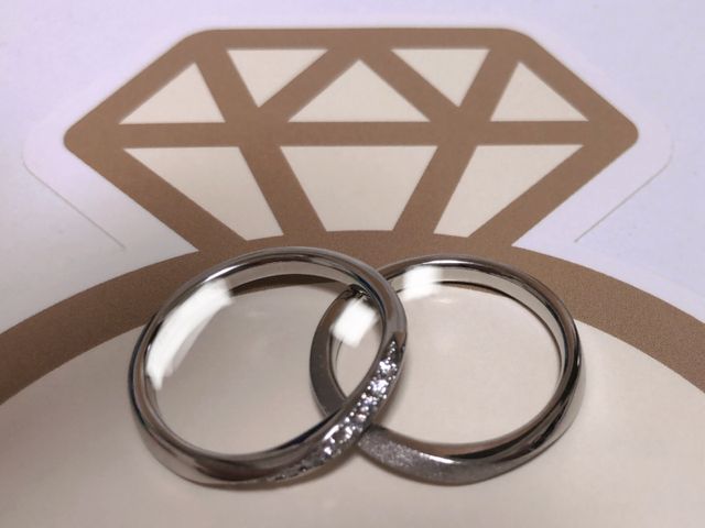 新郎用は通常は加工無のデザインですが、こちらは加工有です。