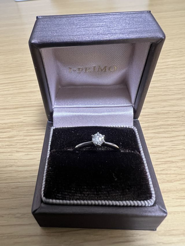 サプライズでのプロポーズリング（デザインは後ほど変更可）