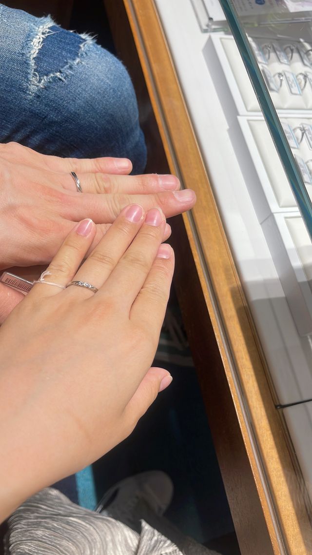 購入した指輪です。