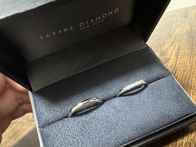 結婚指輪に購入しました。