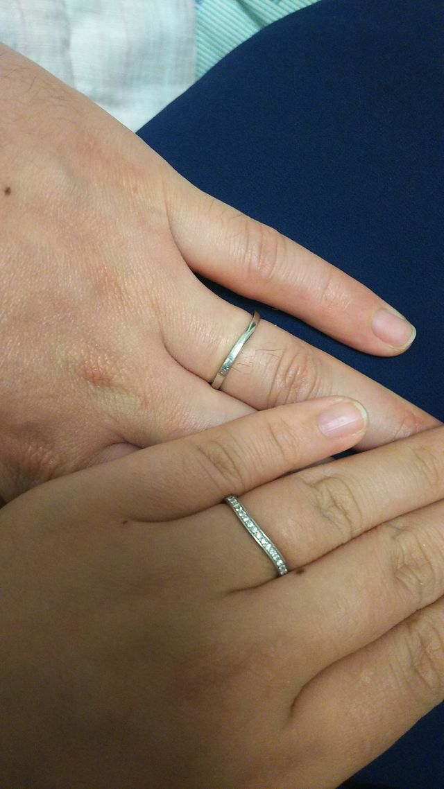結婚指輪です！