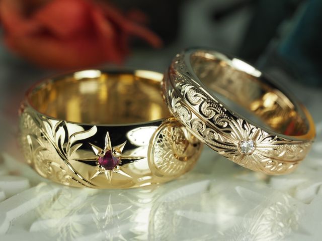 全部フルオーダー！最高の指輪です！