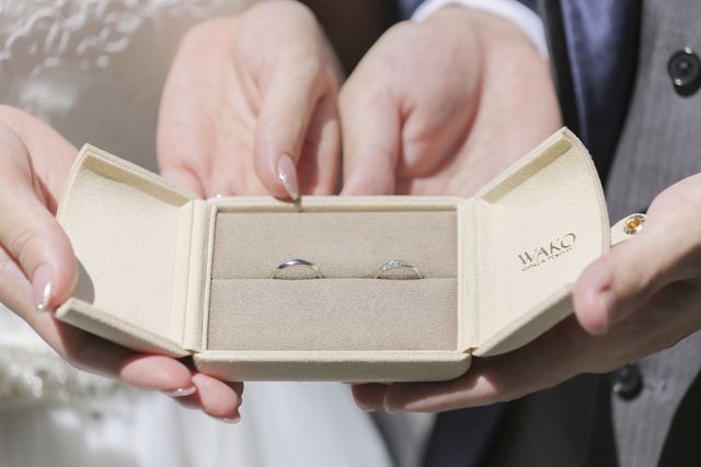 ボックスはシンプルで上品なデザインです。