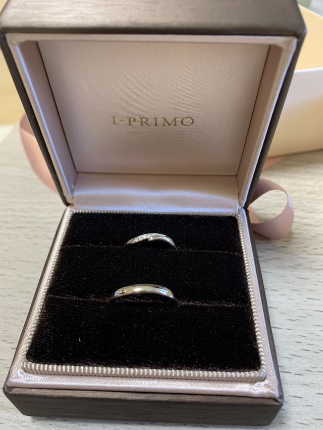 ウェーブラインがとても可愛い指輪です！