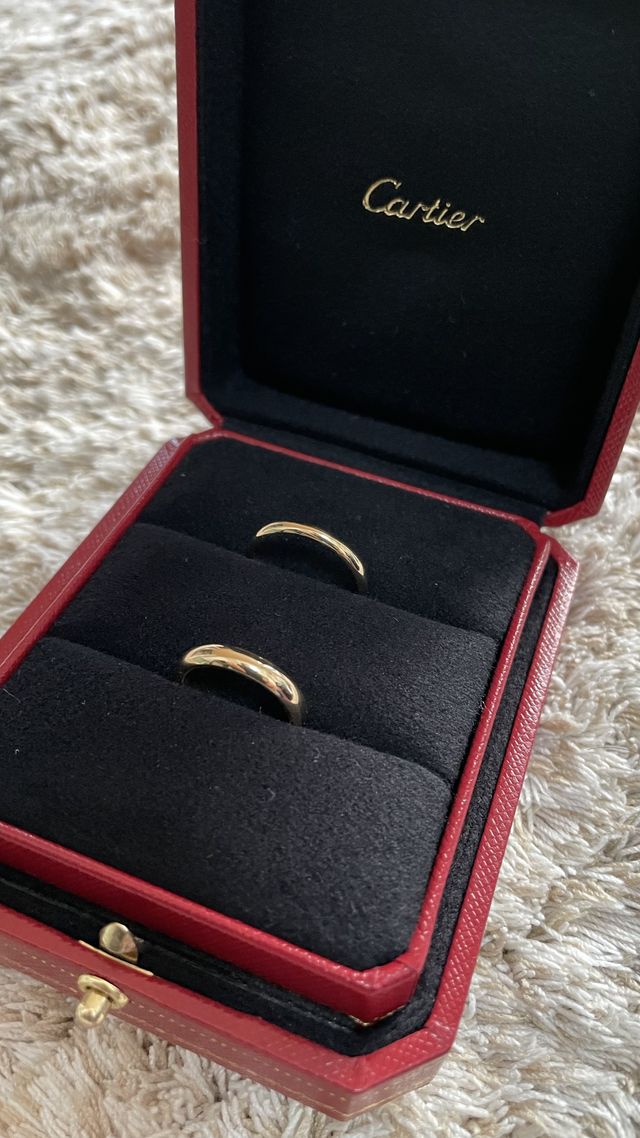 上段:男性用　太さ2.5mm
下段:女性用　太さ3.5mm