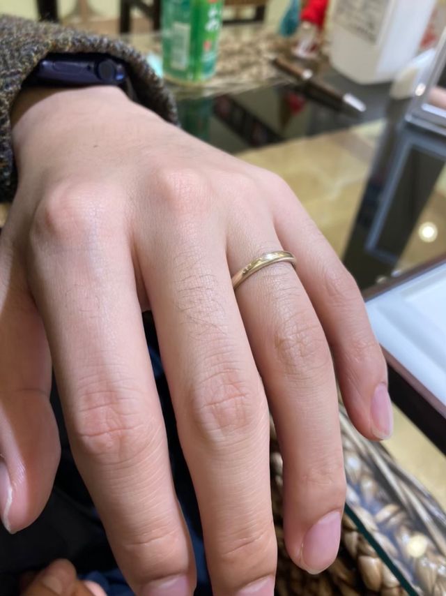 新郎の結婚指輪