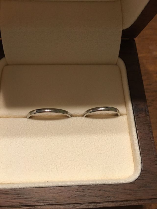 結婚指輪です。