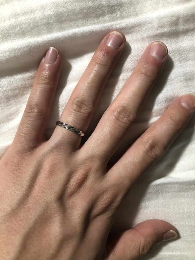 男性側の着用時