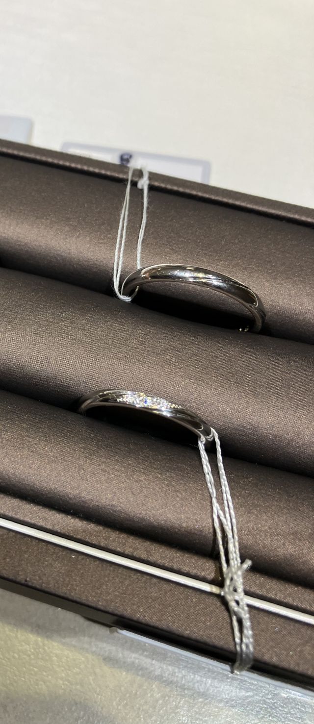 さりげなくお揃い、というのがかわいい。