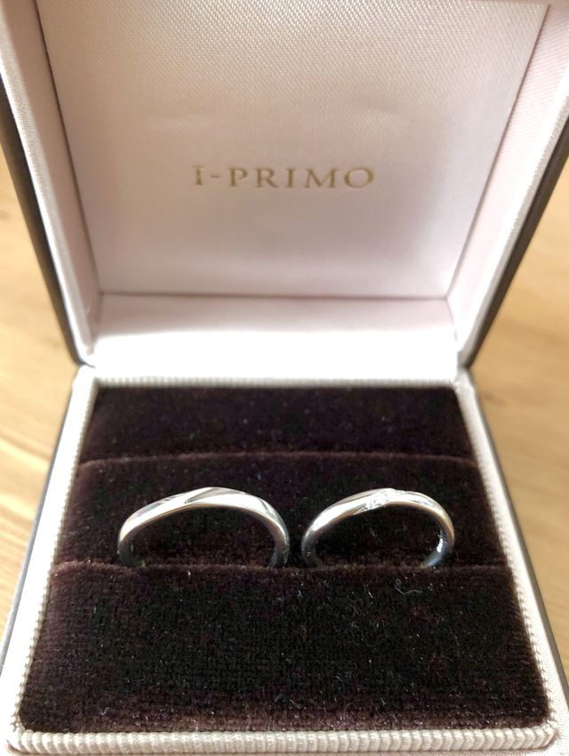 左が夫、右が私です。