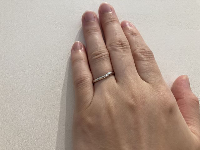結婚指輪です。