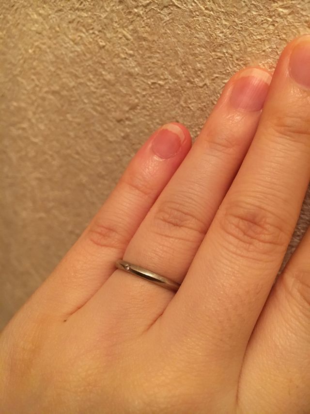 ピンクダイヤが可愛い