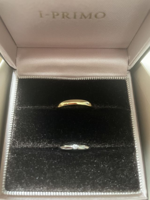 購入した指輪の写真です