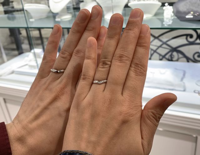 試着時に店内で撮影した写真です。