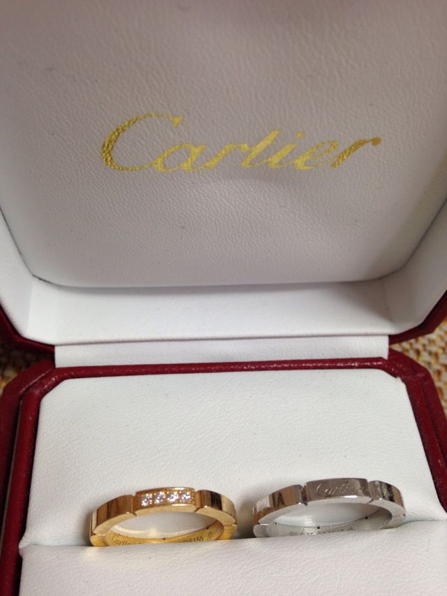 プラチナとピンクゴールド