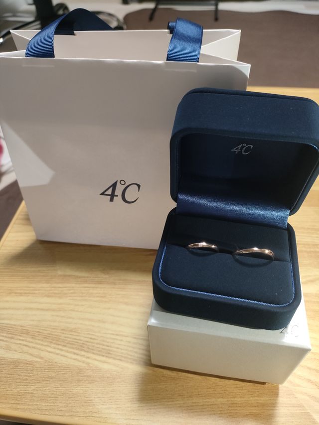 右が新婦用、左が新郎用