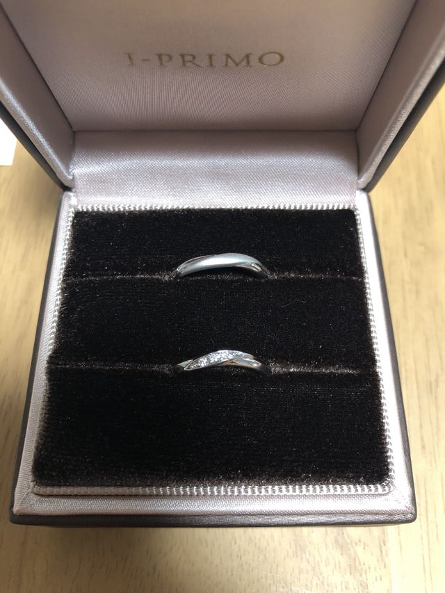 彼とお揃いで、ウェーブのタイプにしました。