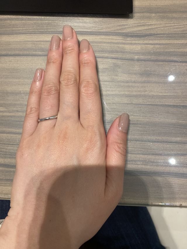 この指輪に決めました！
