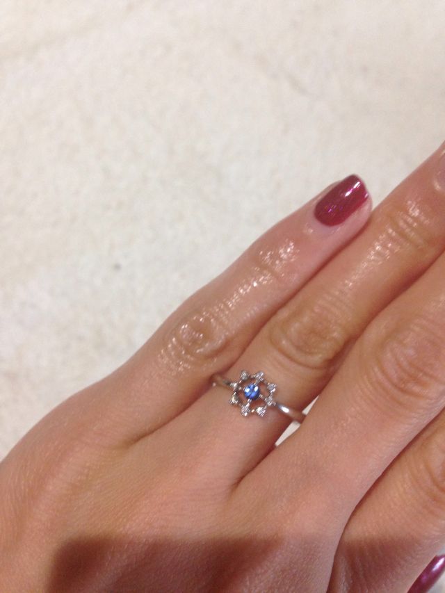 バースデー婚約指輪?